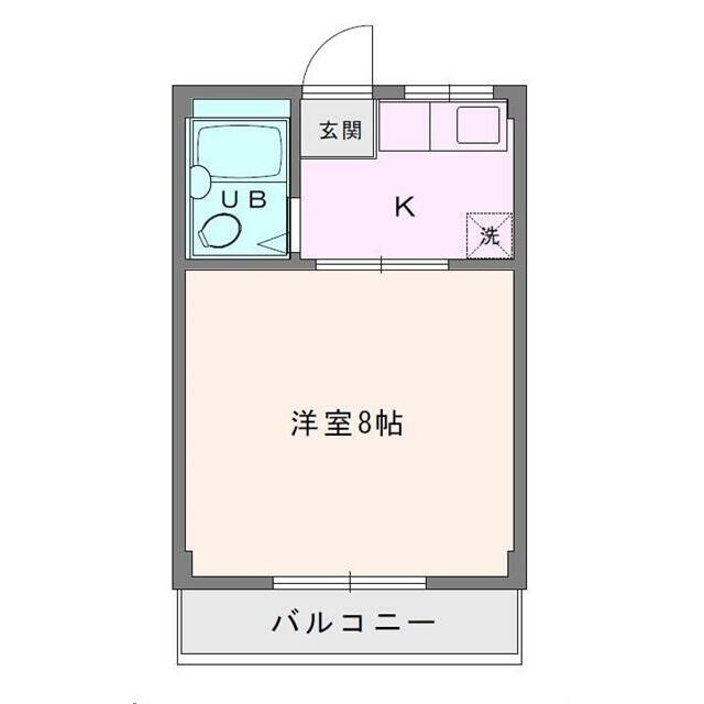 コーポ愛名Ｂ 間取り