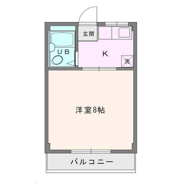 コーポ愛名Ｂ 105号室 間取り
