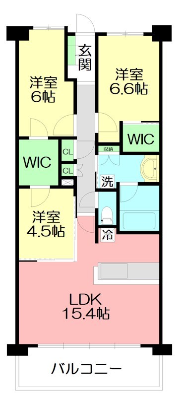 ブランズシティ本郷台フィールドテラス 403号室 間取り
