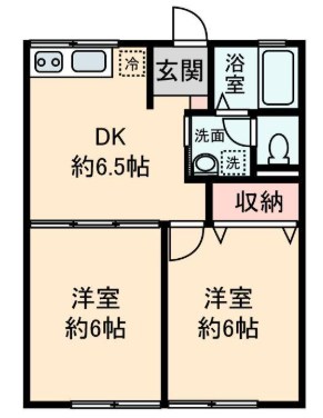 シティハイム　アプリコット 103号室 間取り