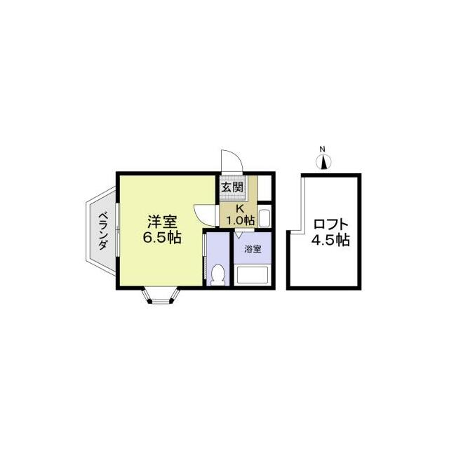 アメニティ東戸塚 201号室 間取り