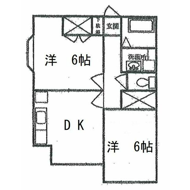 ソフィア戸塚 202号室 間取り