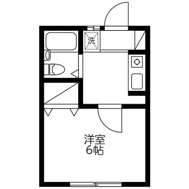 コーポ五十嵐 104号室 間取り