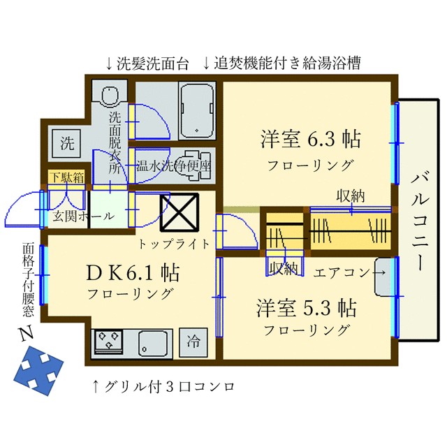 第２渡辺ビル 302号室 間取り