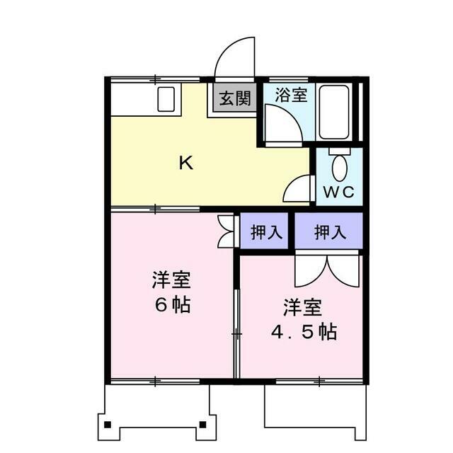 コーポヒロ 101号室 間取り