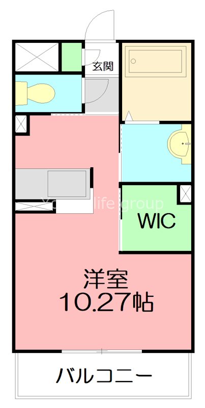 パルテール 302号室 間取り
