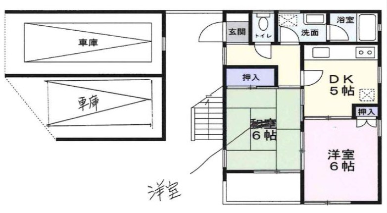 トロア A号室 間取り