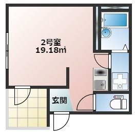 BACE旭町 102号室 間取り