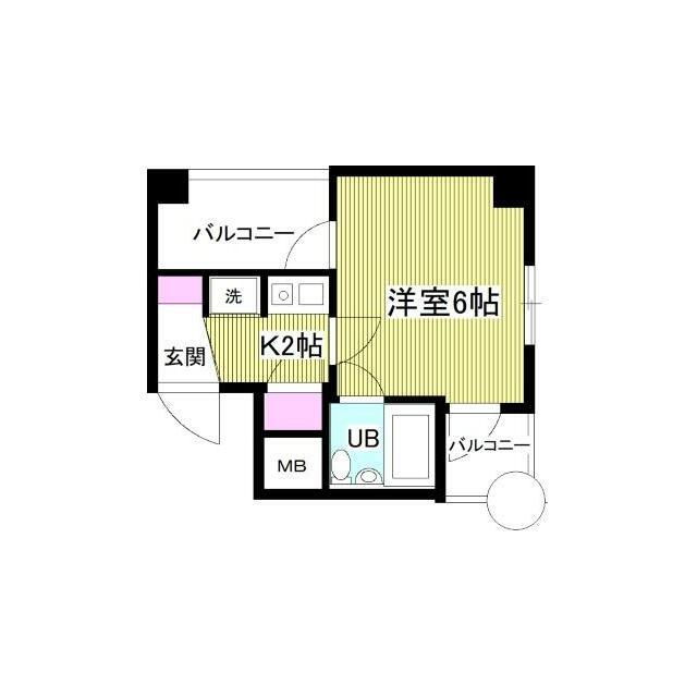 ブリーゼ茅ヶ崎 3F号室 間取り