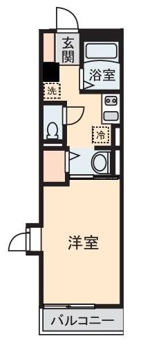 クレスト湘南 204号室 間取り