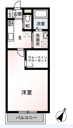 リーラ翠 101号室 間取り