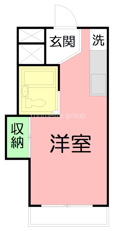 エリール厚木 308号室 間取り