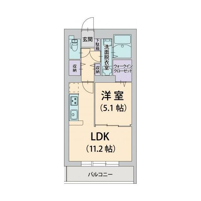 ヴィオレット湘南 301号室 間取り