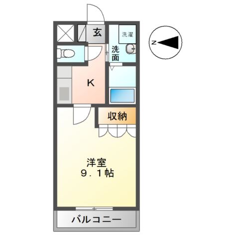 フリージャー茅ヶ崎 間取り