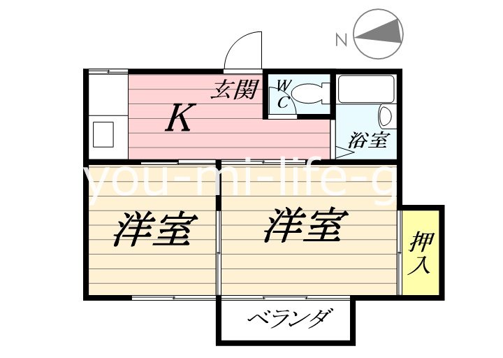 メゾン中里 202号室 間取り