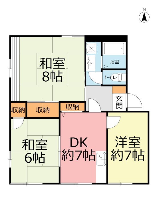 サンベルテ戸塚 E202号室 間取り