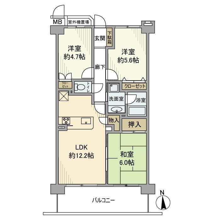 ライツ本厚木 303号室 間取り