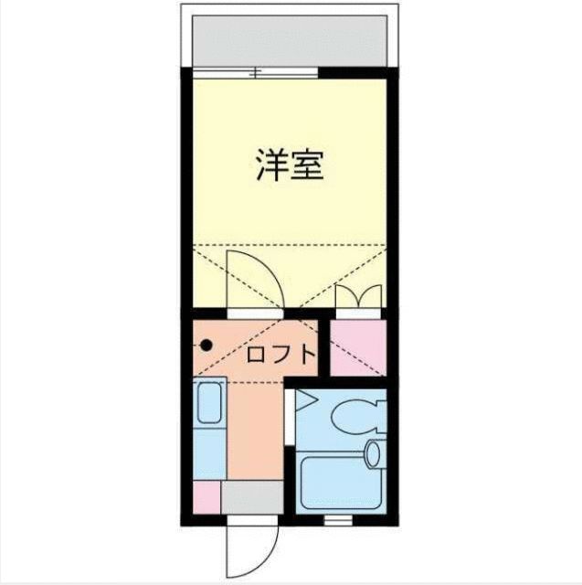 コーポラスクレイン湘南台 103号室 間取り