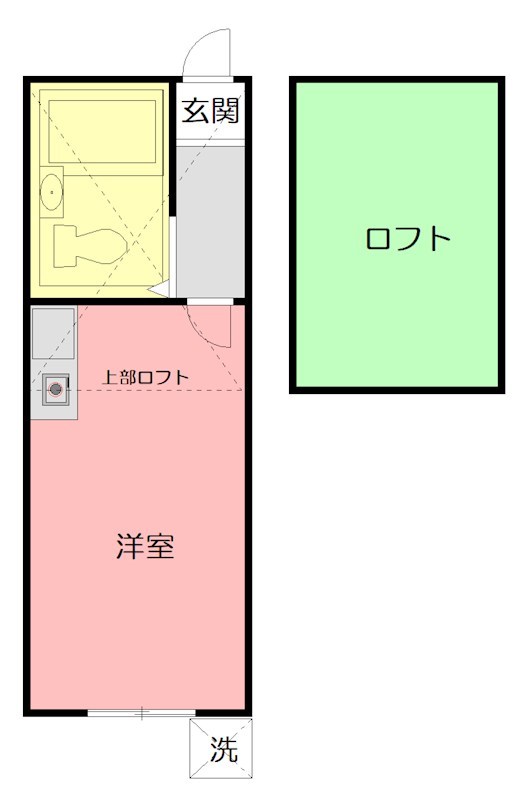 Ｒ－鎌倉 102号室 間取り