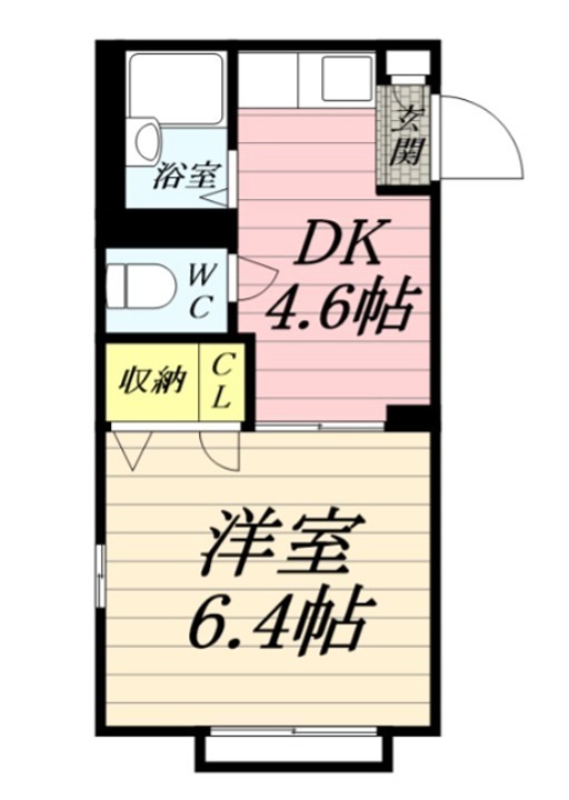 タウンコート 203号室 間取り