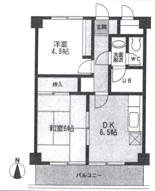 いずみ野ハイツ 510号室 間取り