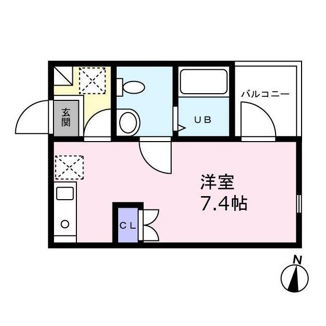ベイルーム長後 301号室 間取り