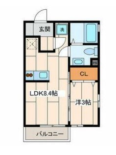 アイパレス 201号室 間取り