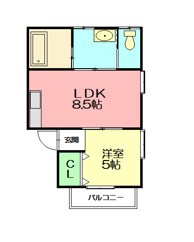 サンライトクボタ 201号室 間取り