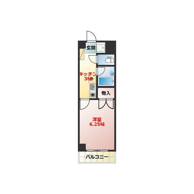 グランコンフォール三田 303号室 間取り
