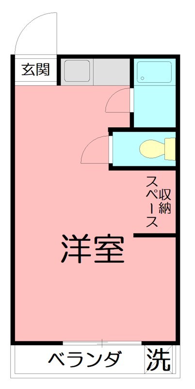 鵠沼コーポ 305号室 間取り
