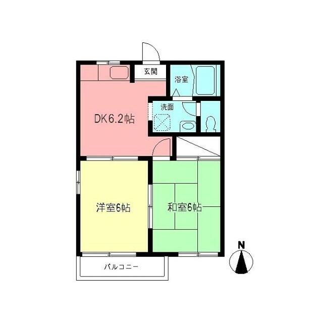 ビブレ湘南 202号室 間取り