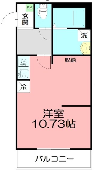 PIAA湘南東海大 103号室 間取り