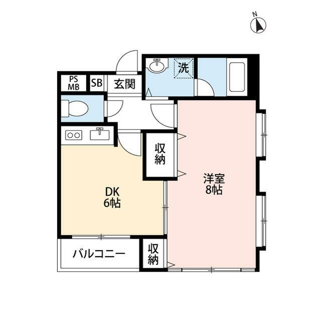 マイキャッスル桜ヶ丘 205号室 間取り