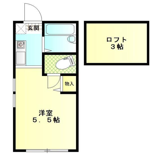 センチュリー２１タマアパート 101号室 間取り