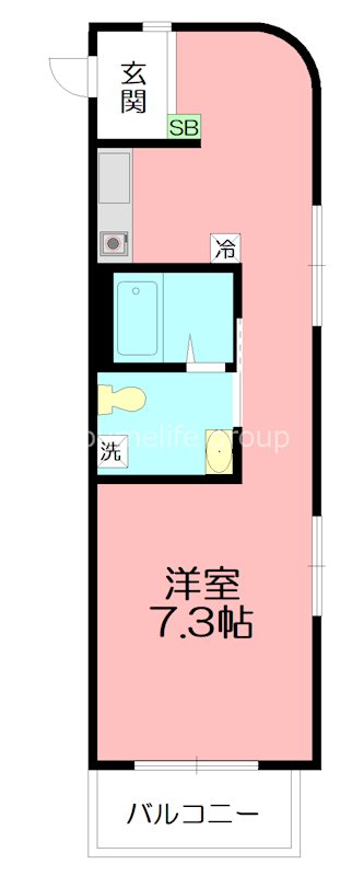 Ｋ.プラージュ 308号室 間取り