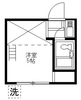 メイゾン善行 102号室 間取り