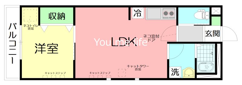 イクラディア 202号室 間取り
