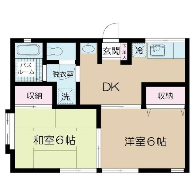 サニーヒル港南Ａ棟 101号室 間取り