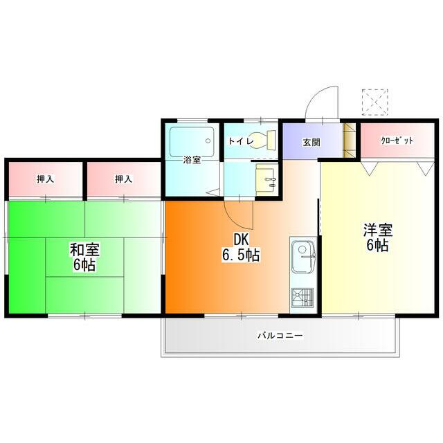 ナチュラ湘南Ⅱ 202号室 間取り