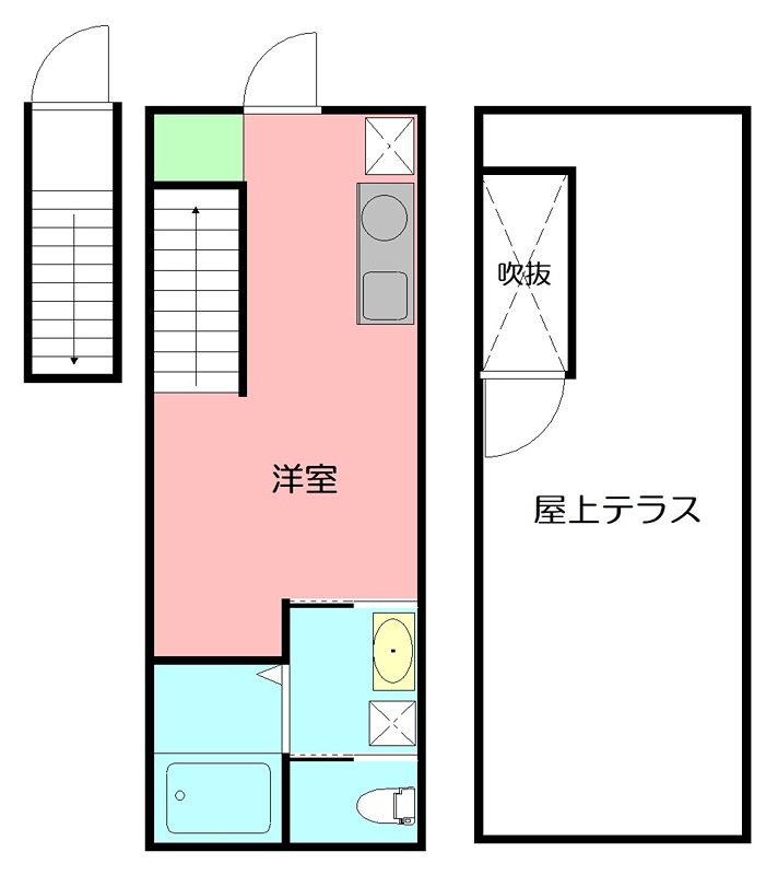 Ｔｈｅ　Ｔｅｒｒａｃｅ鵠沼藤ヶ谷 203号室 間取り