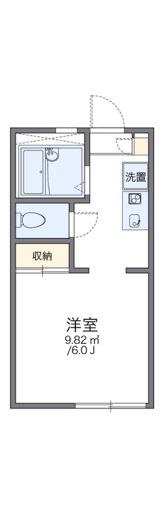 レオパレス横浜とつか 103号室 間取り