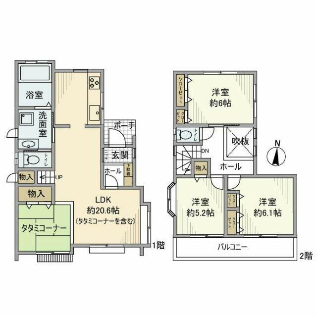 円行戸建 間取り