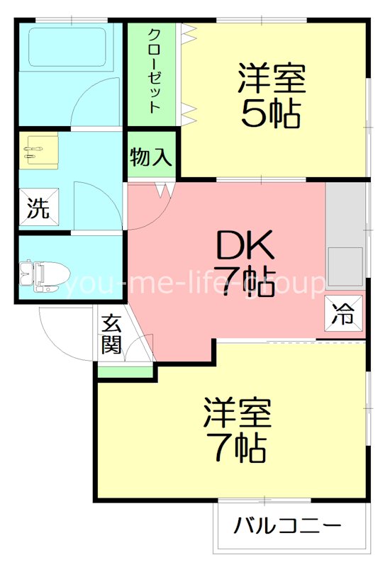 メゾン・ド・キキ 202号室 間取り