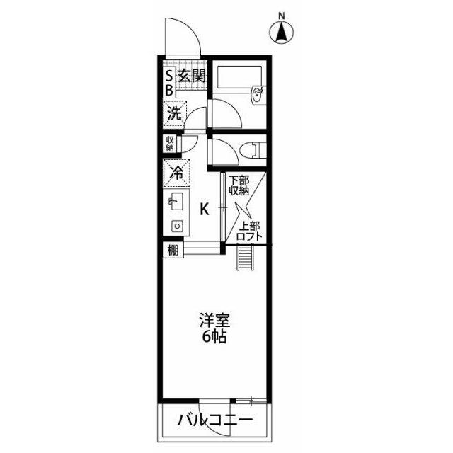 アルール平塚 101号室 間取り