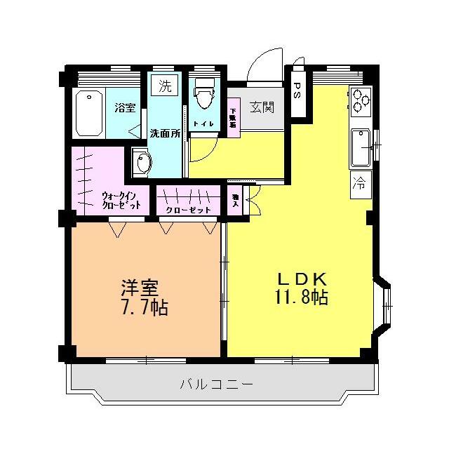 ルミエールⅡ 303号室 間取り