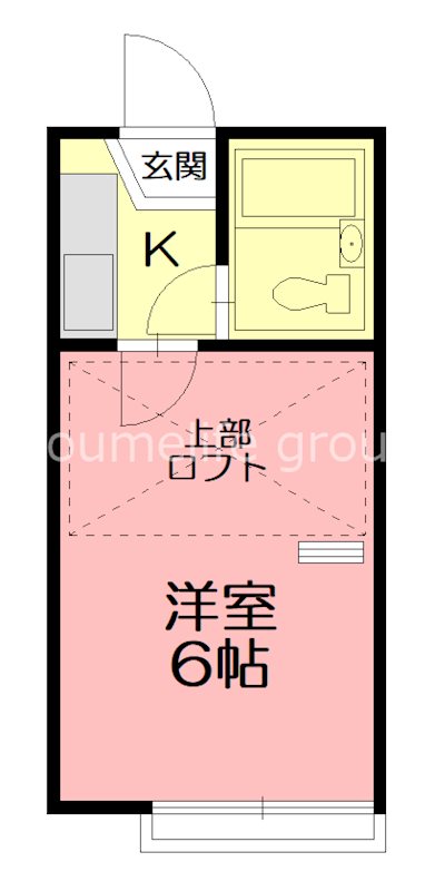 寒川プラザＫ 105号室 間取り