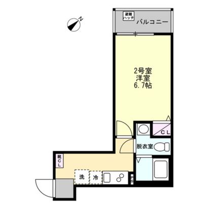 ベイルーム相模が丘 202号室 間取り
