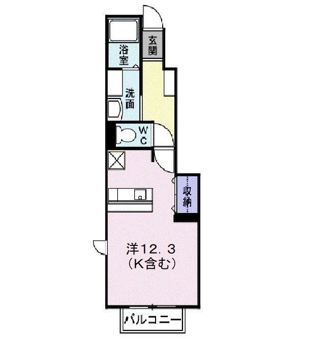 ファイン・Ｙ　Ａ 103号室 間取り