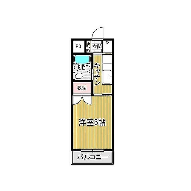 吉原ビル 301号室 間取り