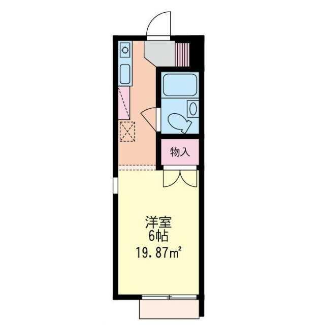 パークサイド 101号室 間取り